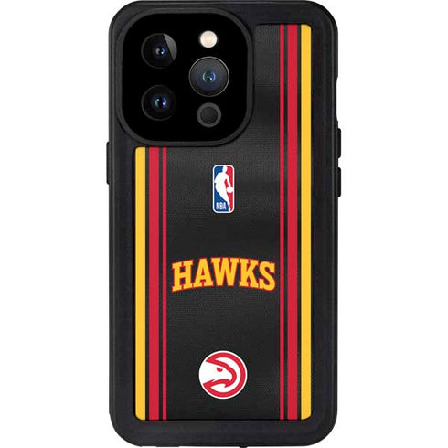 NBA Atlanta Hawks Jersey iPhone 15 Pro Waterproof Case